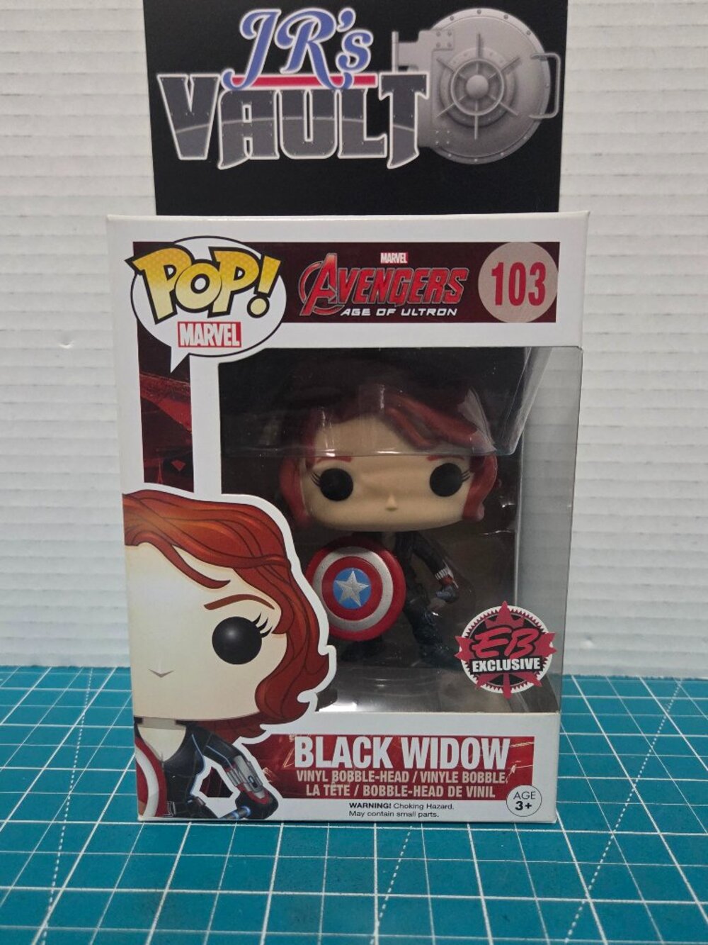 Funko POP Marvel Avenvers Age of Ultron Black Widow W/ Shield 103 Vinyl Figure